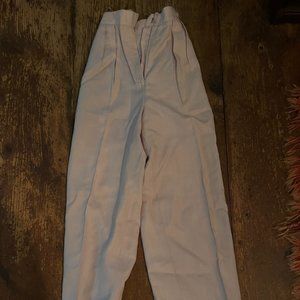 Light pink Christian Dior Vintage Linen Pants